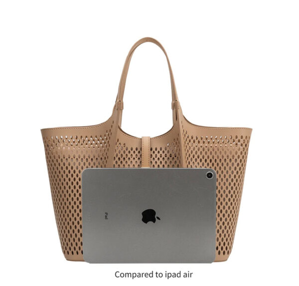 Malia Laser Cut Vegan Leather Tote