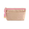 Tan Jet Zip Pouch